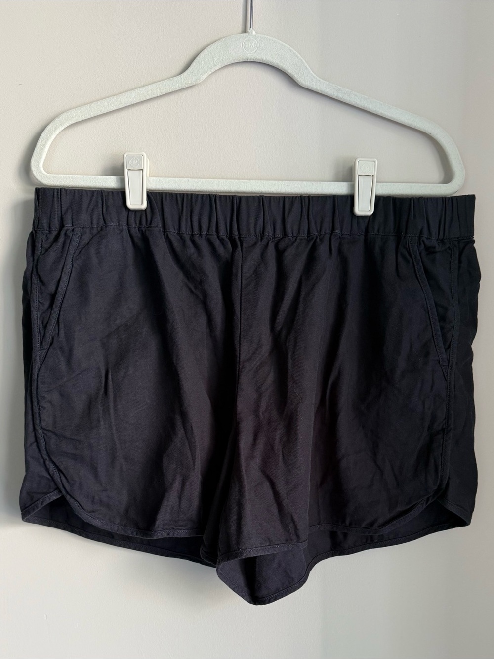 Madewell Black Linen Shorts- Size XL